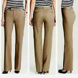 Banana Republic Vintage The Martin Fit Trouser Pants Wool Rayon Lined Business